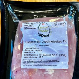 Geschnetzeltes von Legehennen